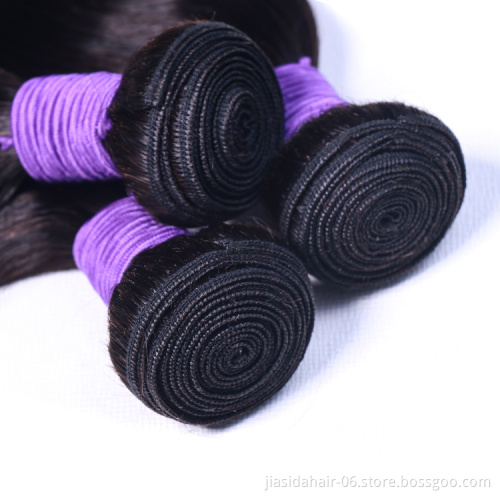 Human Hair Extension body wave bundles virgin hair grade 10a brazilian  human full thick 10-24 inches